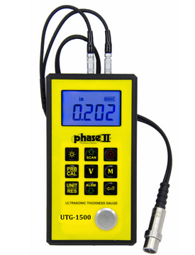 Amgaze Digital Ultrasonic Thickness Meter Tester Gauge Velocity 1.2~225mm Metal 