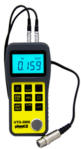 MYERZI Professional Thickness Gauge Digital Ultrasonic Velocity Meter Metal Depth Tester AS850